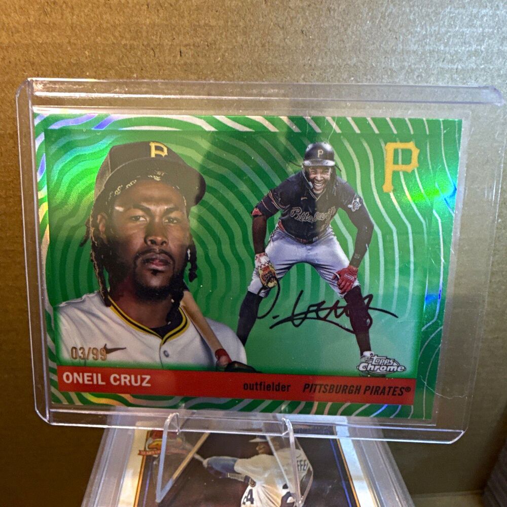 2024 Topps Chrome Oneil Cruz Pirates Auto #172 03/99 Baseball MLB